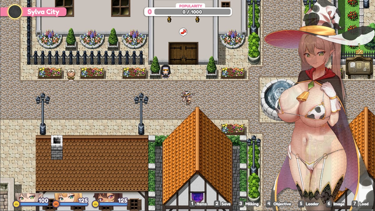 Opening town scene